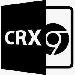 CRXcrx文件格式符号图标高清图片