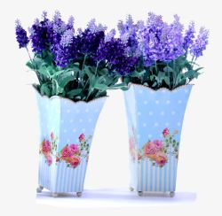 紫色花瓶素材