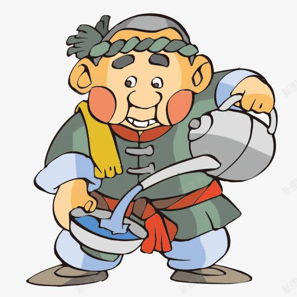 客栈店小二png免抠素材_新图网 https://ixintu.com 客栈 店小二 男人 酒保