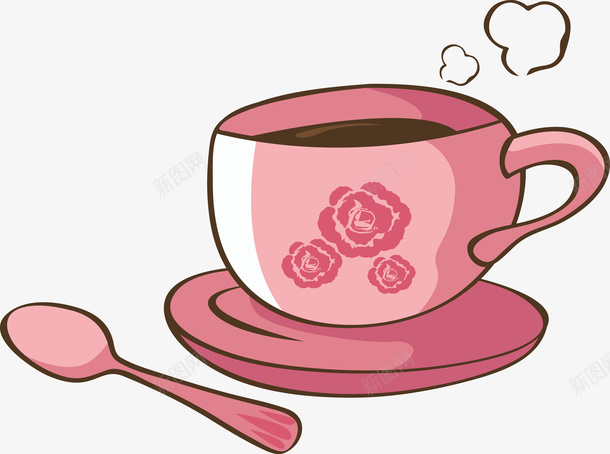 一个粉色茶杯与勺子矢量图eps免抠素材_新图网 https://ixintu.com 一个茶杯 勺子 手绘茶杯 矢量勺子 粉色 粉色勺子 茶杯 矢量图