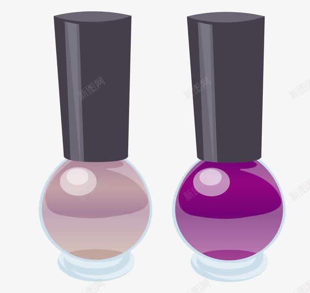 紫色时尚圆形指甲油瓶png免抠素材_新图网 https://ixintu.com 圆形 指甲油瓶 时尚 简约 紫色