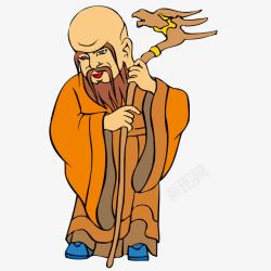 拿拐杖的老头拿拐杖的老头高清图片