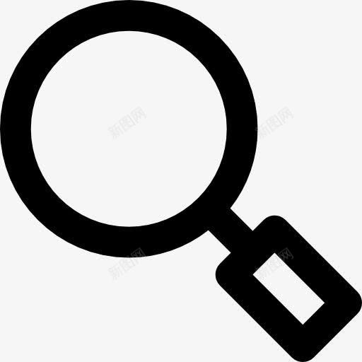 搜索图标png_新图网 https://ixintu.com 侦探 变焦 商务和购物 器皿 工具 搜索 放大镜