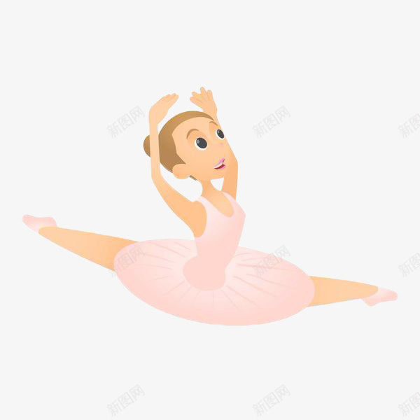 手绘粉色芭蕾女孩png免抠素材_新图网 https://ixintu.com 手绘 服装 粉色芭蕾舞裙 舞蹈 芭蕾 芭蕾裙 裙子 跳舞