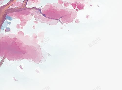 彩画png免抠素材_新图网 https://ixintu.com 油画 紫色 装饰
