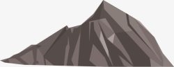 陡峭的风格手绘灰色山峰高清图片