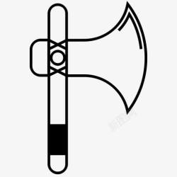斧创意图海畅线概述武器古董武器素材