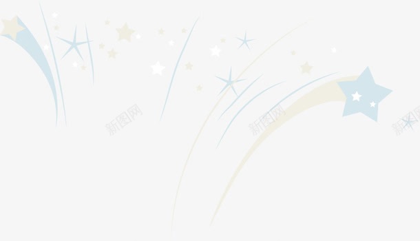 手绘星星装饰图案png免抠素材_新图网 https://ixintu.com 发射 图案 手绘 星星 装饰