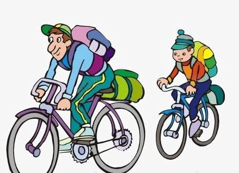 运动人物png免抠素材_新图网 https://ixintu.com 卡通 手绘 旅行 男孩 骑自行车