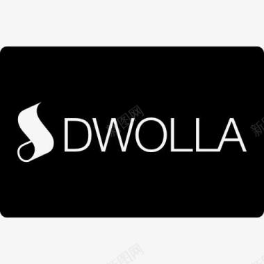 Dwolla支付卡图标图标
