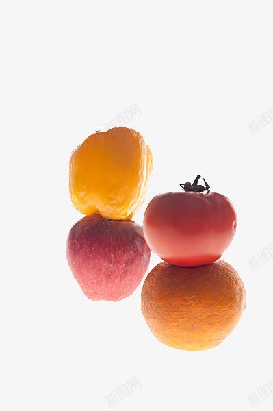 3个水果png免抠素材_新图网 https://ixintu.com 手绘 新鲜 新鲜柿子 有机水果菜 柿子 绿色水果 苹果 蔬菜 黄柿
