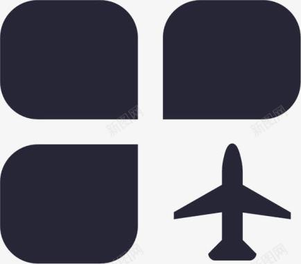 国际机票产品图标图标