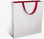 白色立体购物袋效果png免抠素材_新图网 https://ixintu.com 效果 白色 立体 购物