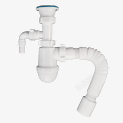 排水管白色塑料排水管高清图片