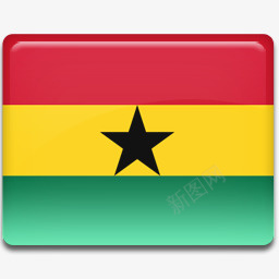 加纳国旗AllCountryFlagIcons图标png_新图网 https://ixintu.com 256 Flag Ghana 加纳 国旗