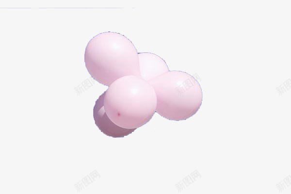 粉红色气球png免抠素材_新图网 https://ixintu.com 上升 气球 粉红色 飘到空中的气球