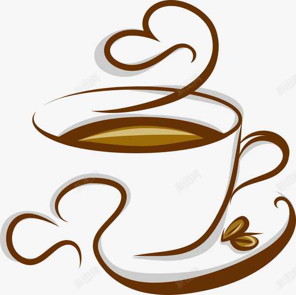 一杯咖啡矢量图ai免抠素材_新图网 https://ixintu.com 一杯咖啡 创意咖啡 卡通咖啡 咖啡 爱心咖啡 矢量咖啡 矢量图