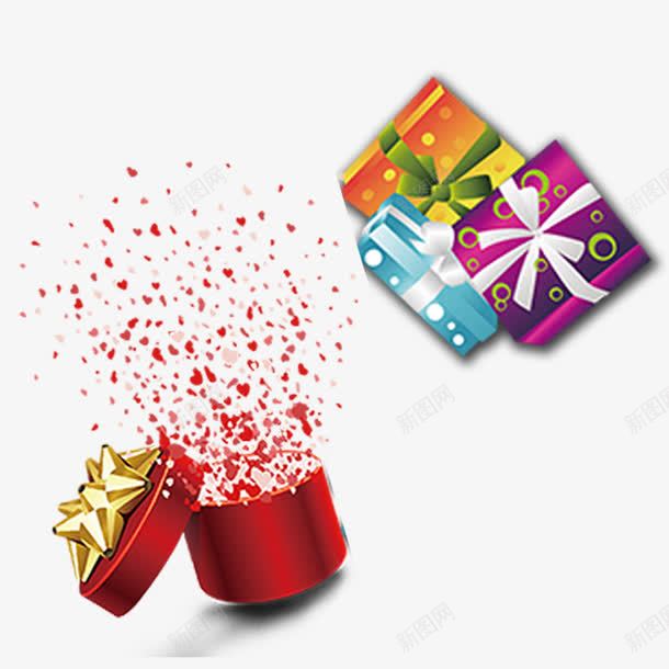 礼物盒礼物堆节日礼物png免抠素材_新图网 https://ixintu.com 礼物 礼物堆 礼物盒 节日礼物