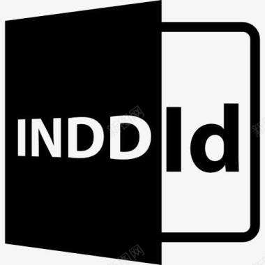 INDD文件格式符号图标图标