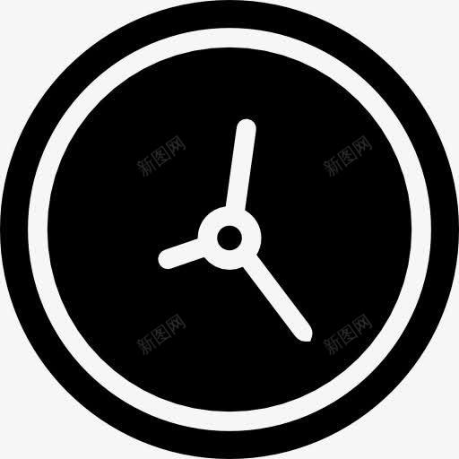 时钟填充圆工具图标png_新图网 https://ixintu.com 圆 填充 小时 工具 工具和器具 接口 时钟 时间