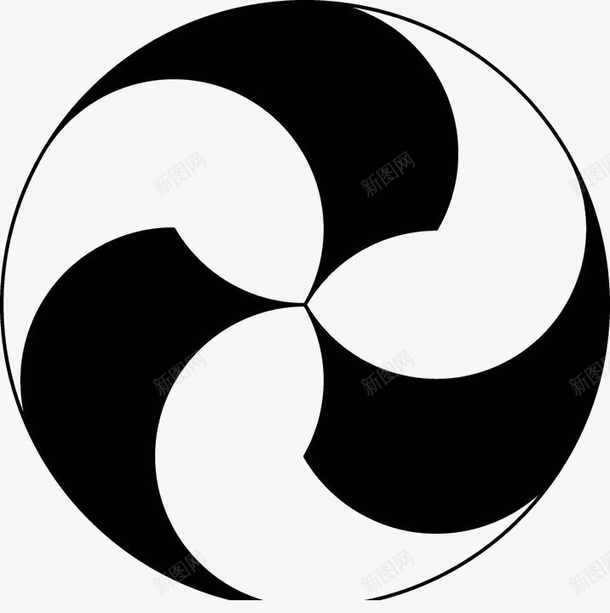 圆弧形黑白图案png免抠素材_新图网 https://ixintu.com 圆弧 圆弧形 圆形 设计图案