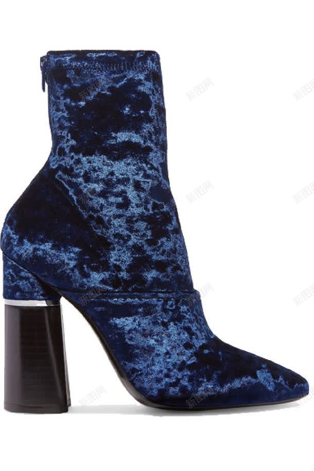 蓝色靴子png免抠素材_新图网 https://ixintu.com 女性 时尚 蓝色 靴子