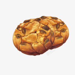 圆形酥饼美味圆形花生酥饼矢量图高清图片