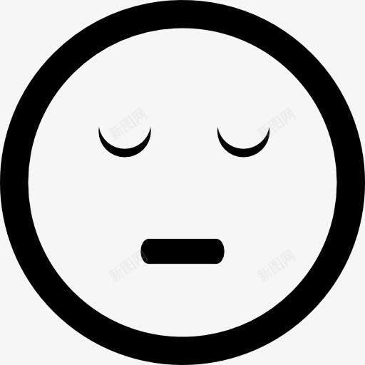 休息的表情的方脸图标png_新图网 https://ixintu.com 休息 平方 接口 昏昏欲睡 睡觉 表情 表情平方