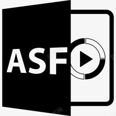 ASF文件格式符号图标图标