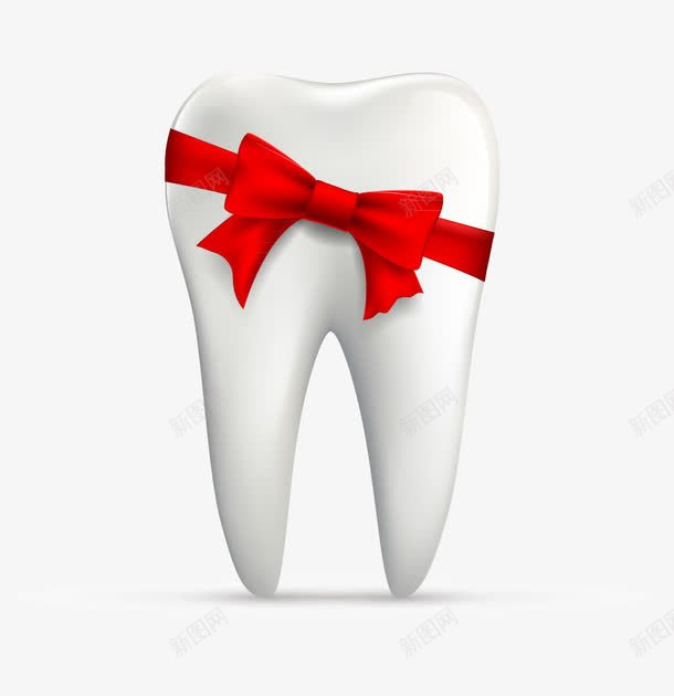 保护牙齿png免抠素材_新图网 https://ixintu.com 爱牙 牙齿 牙齿广告 蝴蝶结