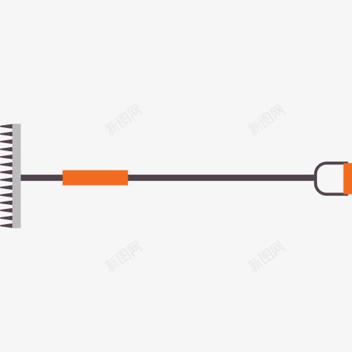 前图标png_新图网 https://ixintu.com 器皿 园艺 工具 干草叉 耙