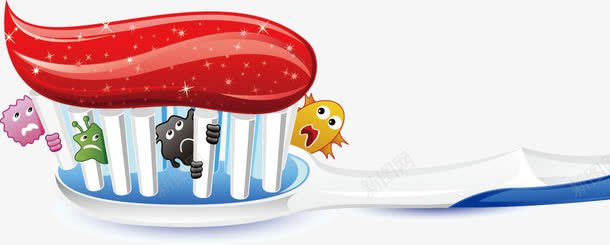 牙刷png免抠素材_新图网 https://ixintu.com 创意广告 护牙 牙刷