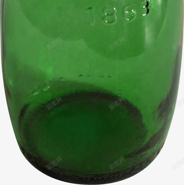 绿色玻璃瓶png免抠素材_新图网 https://ixintu.com 回收 玻璃 绿色