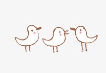 唯美卡通可爱手绘三只小鸡png免抠素材_新图网 https://ixintu.com 卡通 可爱 唯美 小鸡 手绘