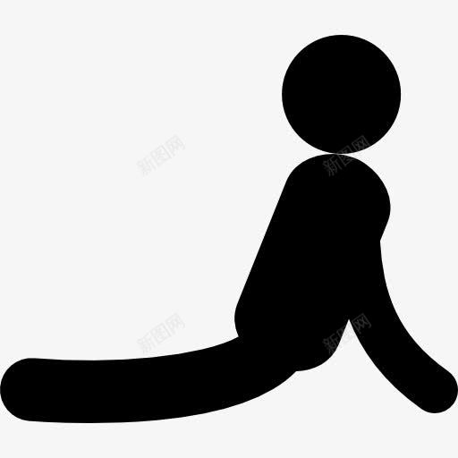 正面伸展瑜伽姿势从侧面图标png_新图网 https://ixintu.com 人 伸展 侧面 姿势 手臂和腿部伸展运动瑜伽 正面 瑜伽 瑜伽男女 男 运动