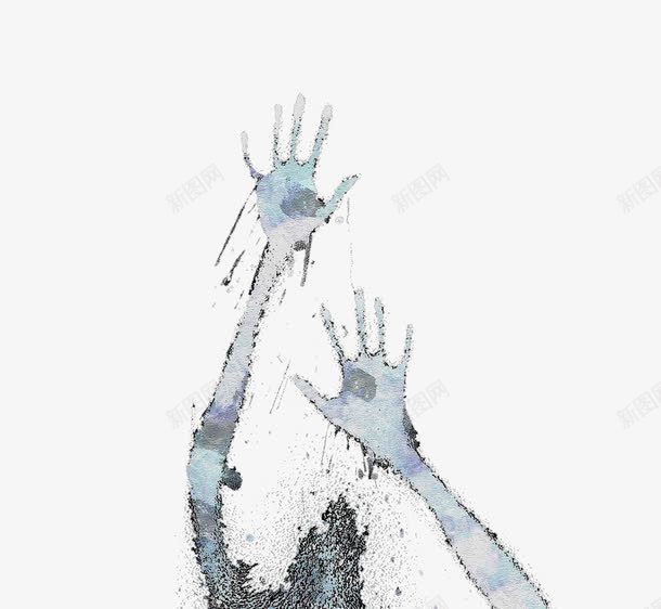 双手插画png免抠素材_新图网 https://ixintu.com 女人手 手 手绘 插画 水彩 设计