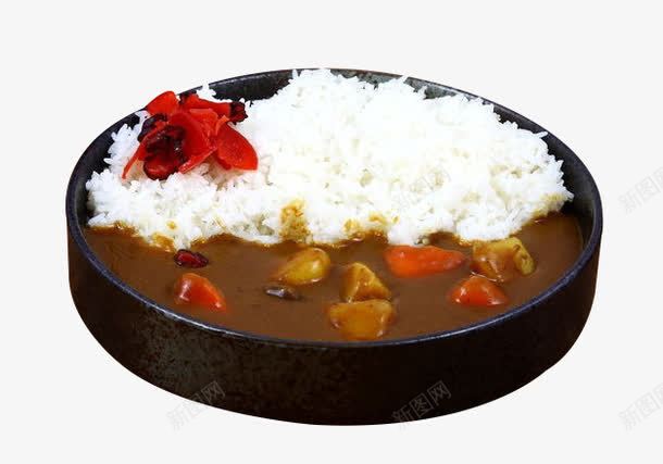 泰式咖喱饭png免抠素材_新图网 https://ixintu.com 产品实物 咖喱饭 泰式菜 米饭 美味 菜肴