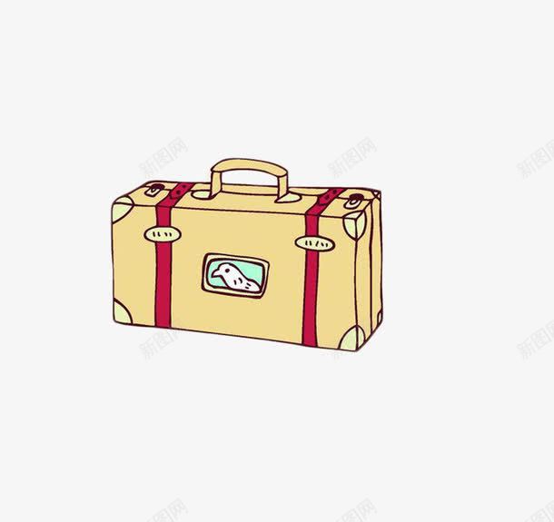 卡通手提行李箱png免抠素材_新图网 https://ixintu.com 卡通 手提 旅行 箱包 行李