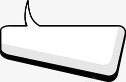 对活气泡对话框高清图片