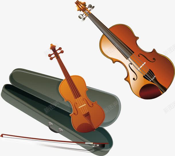 小提琴大提琴png免抠素材_新图网 https://ixintu.com 作曲 大提琴 小提琴 音乐家