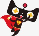 天猫卡通效果图标png_新图网 https://ixintu.com 卡通 图标 效果