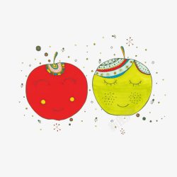 苹果装饰画红绿苹果高清图片