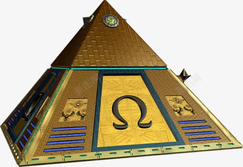 古埃及彩绘金字塔png免抠素材_新图网 https://ixintu.com 古埃及 埃及文化 彩绘 金字塔