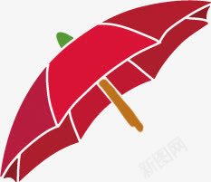 夏季红色遮阳伞png免抠素材_新图网 https://ixintu.com 夏季 素材 红色 遮阳伞