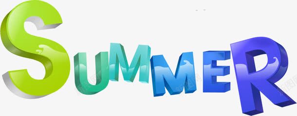 绿蓝夏天summerpng免抠素材_新图网 https://ixintu.com summer 夏天