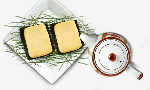 传统茶点png免抠素材_新图网 https://ixintu.com 传统茶点 点心 茶壶 面包
