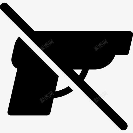 禁止图标png_新图网 https://ixintu.com 反对战争 手枪 手臂 枪 武器 禁止枪支