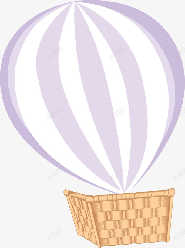 紫白相间的氢气球png免抠素材_新图网 https://ixintu.com 氢气球 相间 紫白