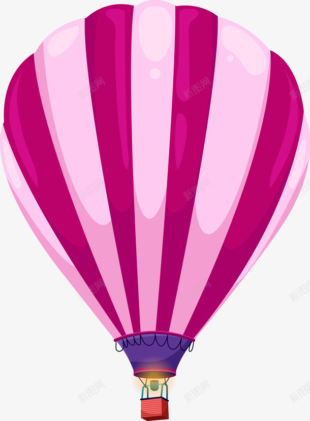 粉色氢气球装饰png免抠素材_新图网 https://ixintu.com 卡通有趣 彩色底纹 扁平化 气球 氢气球 矢量图案