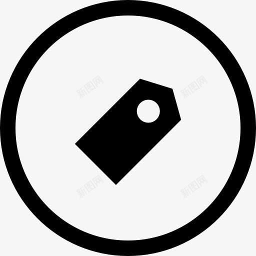 标签的圆形按钮图标png_新图网 https://ixintu.com 商业 商业循环 工具 按钮 标签 界面